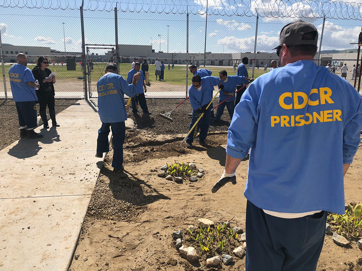 Avenal State Prison garden